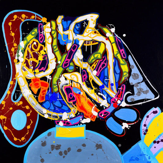 « La Belle Femme », œuvre de JonOne — Galerie Bonnet-Abelin, Lyon