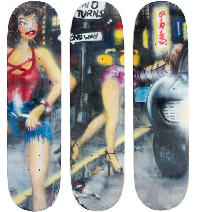 Supreme-Lady-Pink-Skateboard-Deck-Set